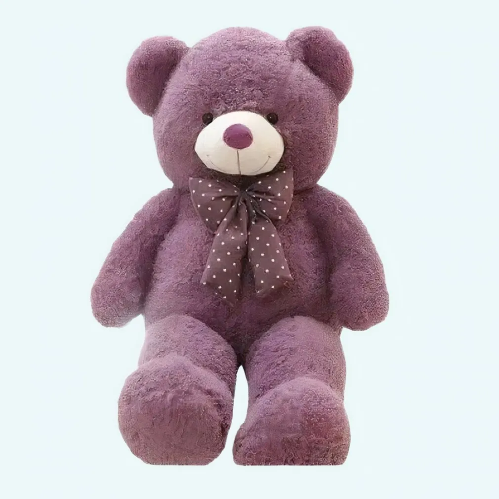 Peluche ours géant violet