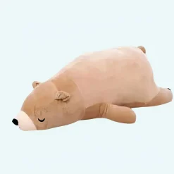 Peluche ours marron qui dort