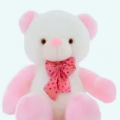Peluche ours rose kawaii