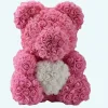 Peluche ours roses roses