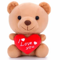 Peluche ourson kawaii I Love You