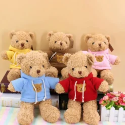 Peluche ourson pull jaune