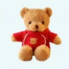 Peluche ourson pull rouge
