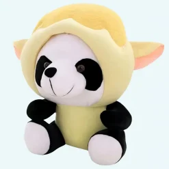 Peluche panda déguisé en mouton