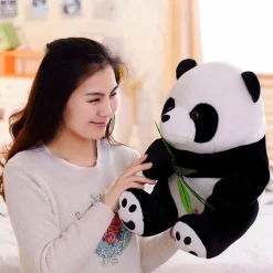 Peluche panda glouton