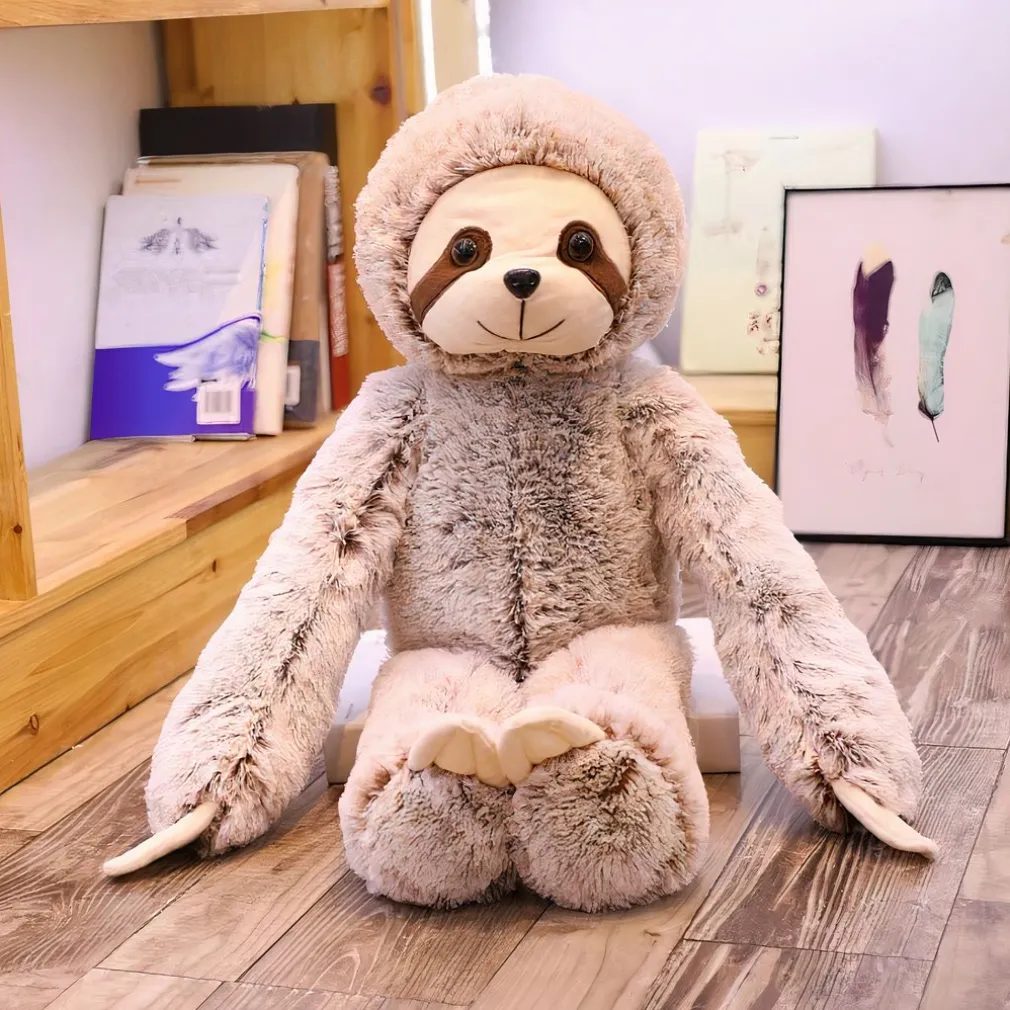 Peluche paresseux réaliste pour enfant