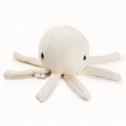 Peluche pieuvre écru