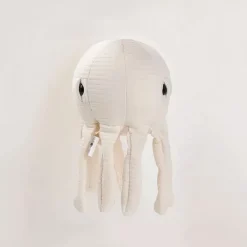 Peluche pieuvre écru