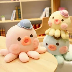 Peluche pieuvre Kawaii