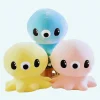 Peluche pieuvre mignonne Kawaii bleue