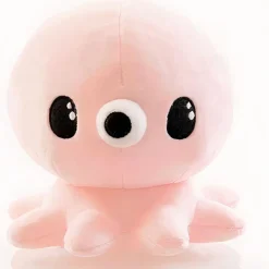 Peluche pieuvre mignonne Kawaii rose