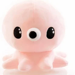 Peluche pieuvre mignonne Kawaii rose
