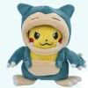 Peluche Pikachu déguisé en Ronflex