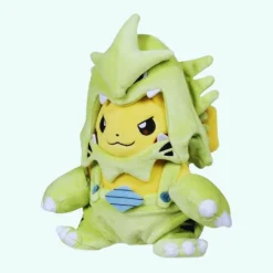 Peluche Pikachu déguisé en Tyranocif