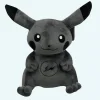 Peluche Pikachu noir
