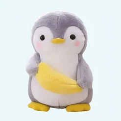 Peluche pingouin banane