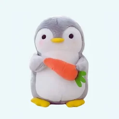 Peluche pingouin carotte