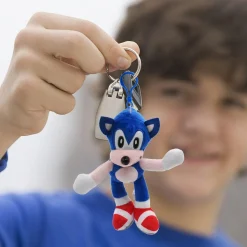 Peluche porte-clé hérisson Sonic
