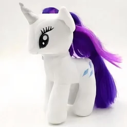 Peluche poupée licorne blanche