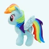 Peluche poupée licorne bleue