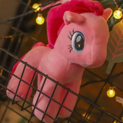 Peluche poupée licorne rose