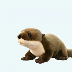 Peluche réaliste loutre toute douce