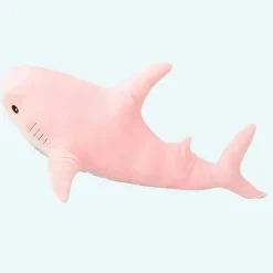 Peluche requin géant rose