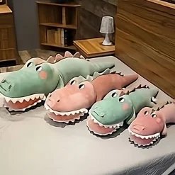 Peluche rigolote crocodile verte