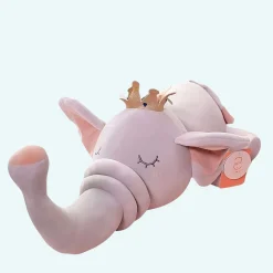 Peluche roi éléphant couronné