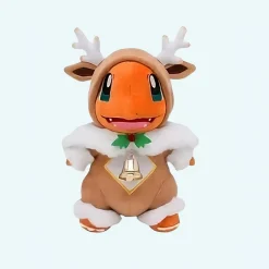 Peluche Salamèche renne de Noël