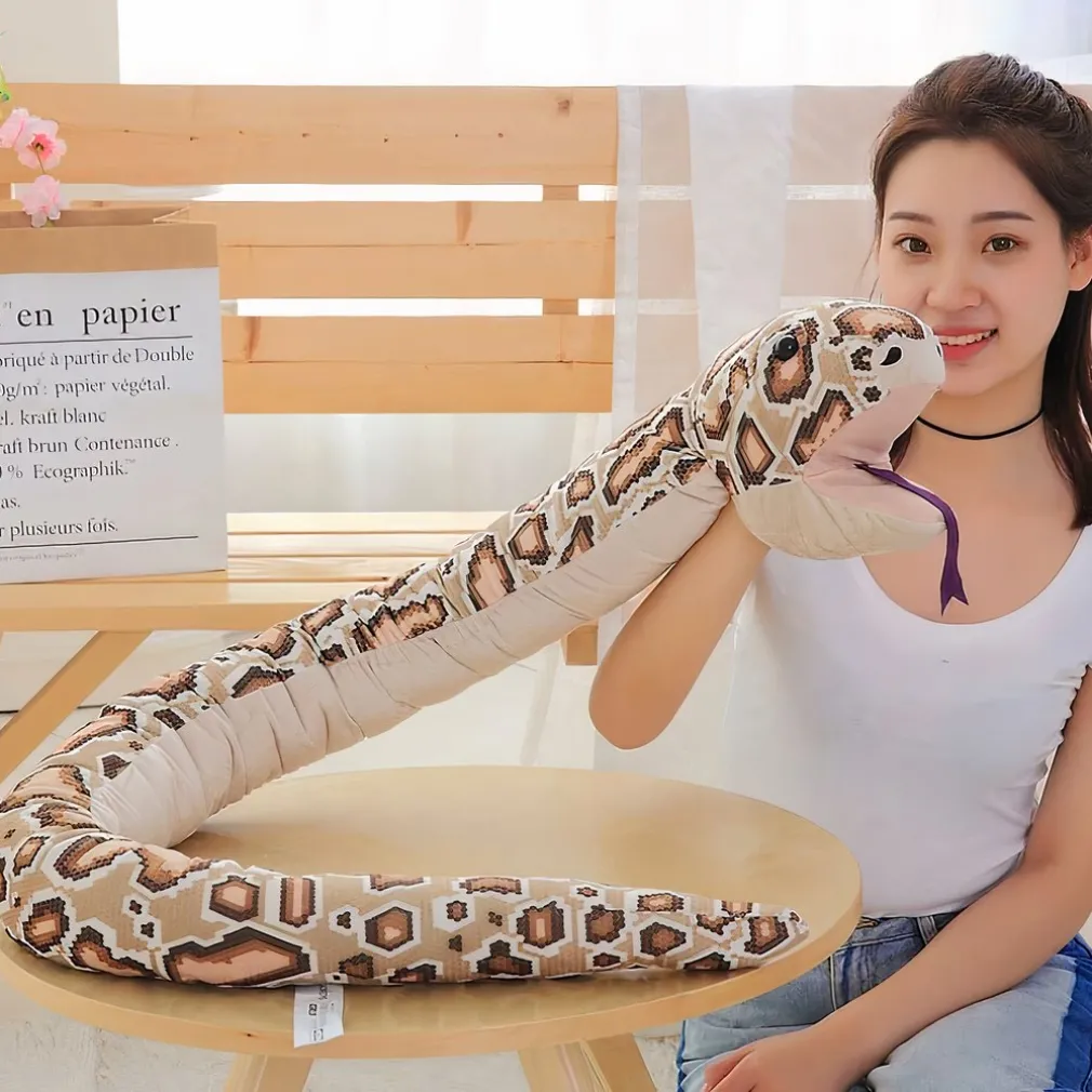 Peluche serpent marionnette