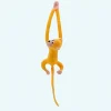 Peluche singe kawaii longue queue jaune