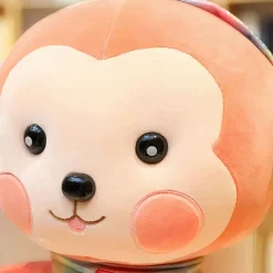 Peluche singe rouge kawaii