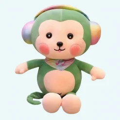 Peluche singe verte kawaii
