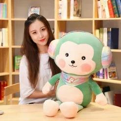 Peluche singe verte kawaii