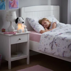Peluche Snoopy qui respire fonction veilleuse