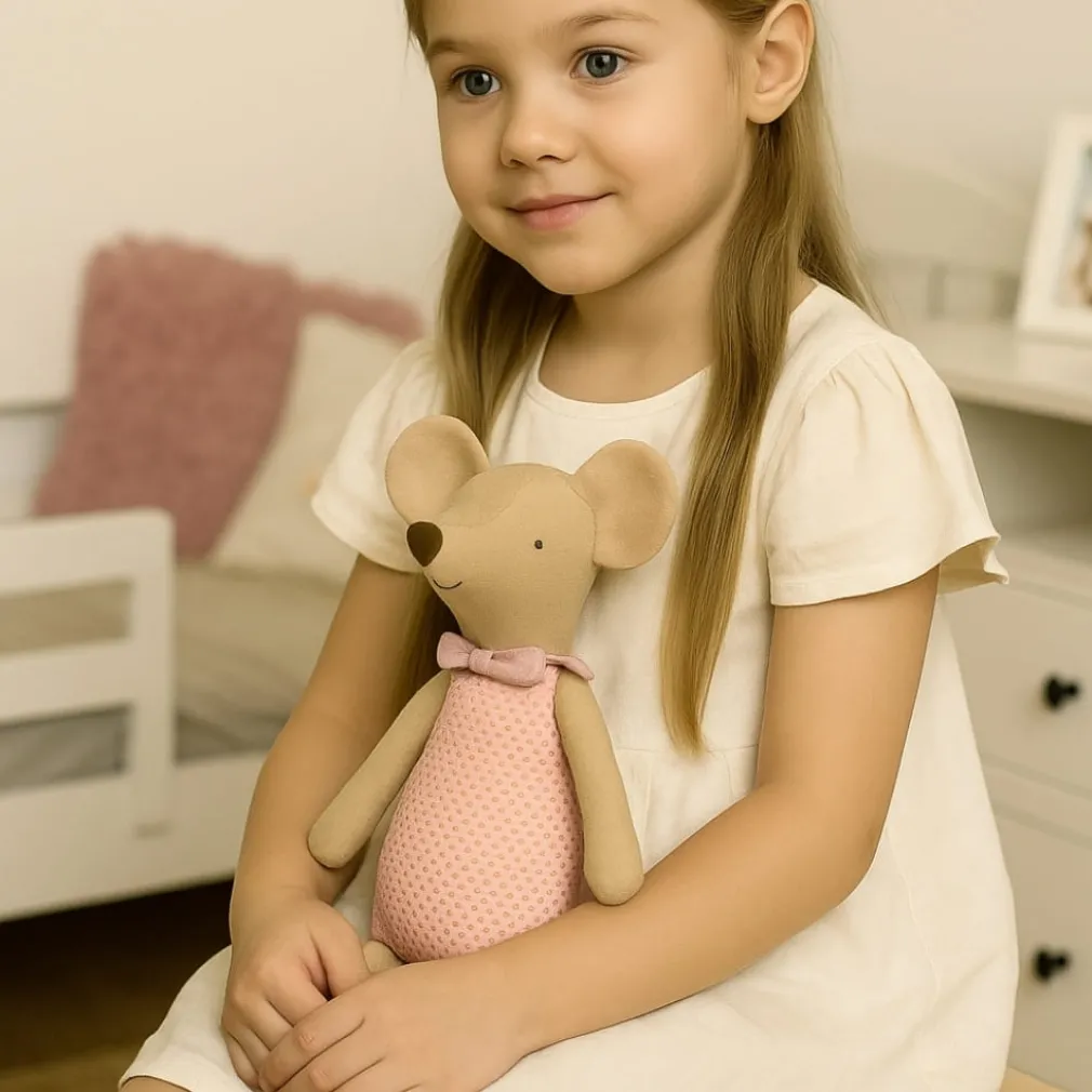 Peluche souris doudou mignon