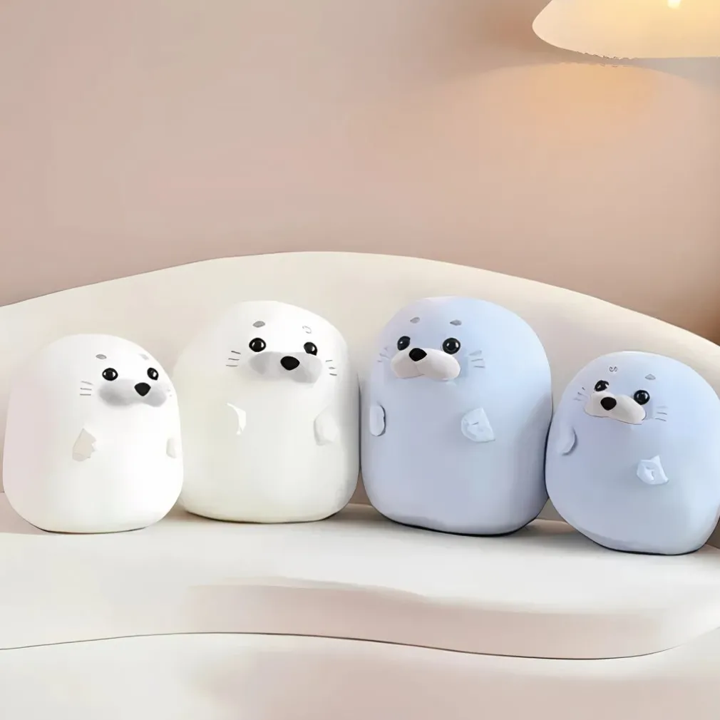 Peluche squishmallow phoque mignon