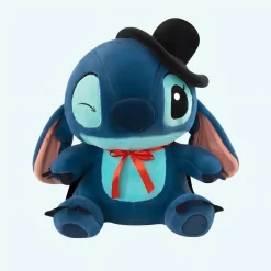 Peluche Stitch avec cape et chapeau melon