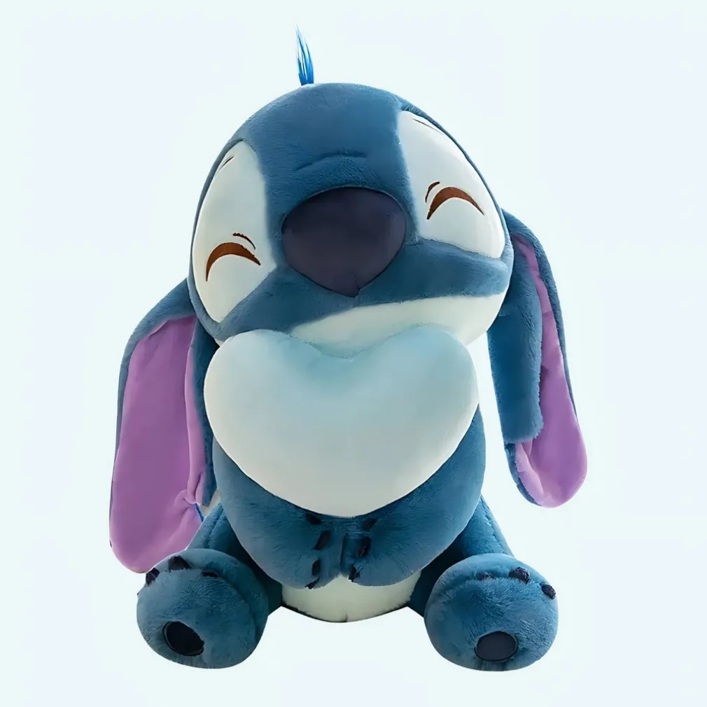 Peluche Stitch avec un cœur