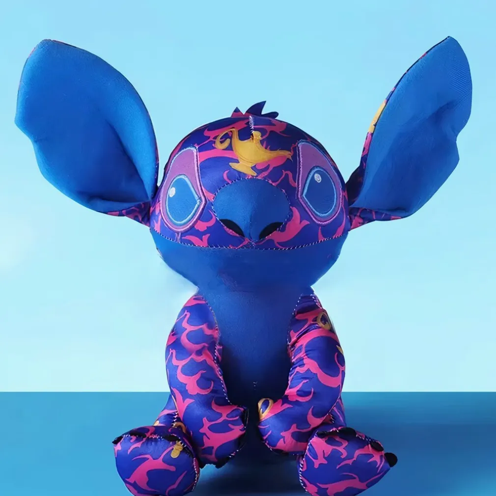 Peluche Stitch colorée bleu et rose pour enfant