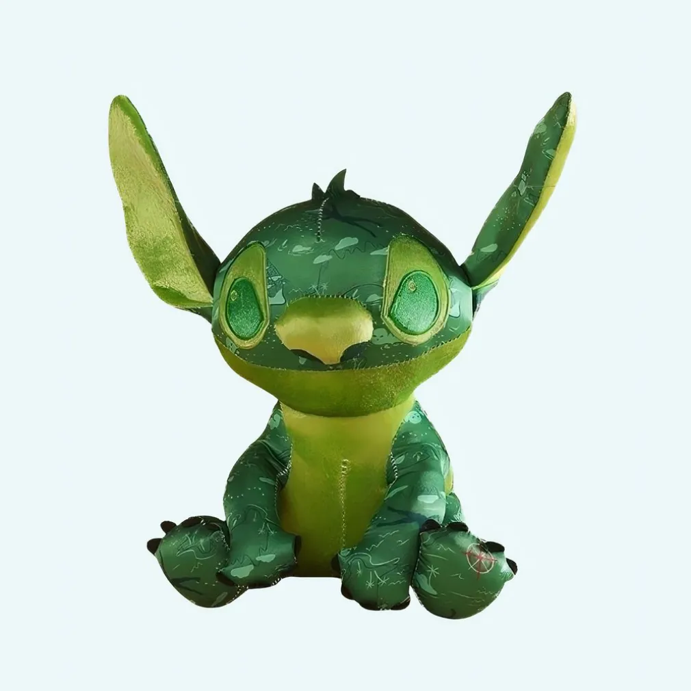 Peluche Stitch colorée en vert pour enfant