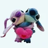 Peluche Stitch et Angel amour