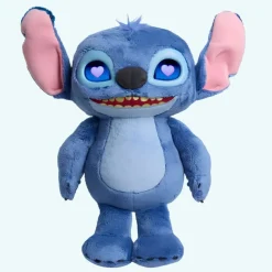 Peluche Stitch interactive parlante aux yeux LED