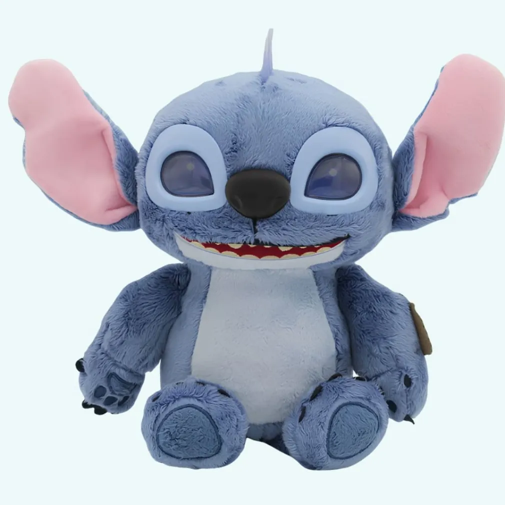 Peluche Stitch interactive parlante aux yeux LED