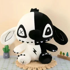 Peluche Stitch noire et blanche