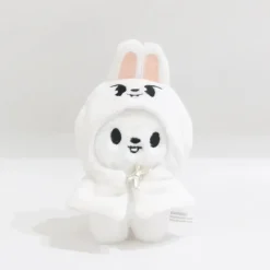 Peluche Stray Kids du lapin blanc de Lee Know style kawaii