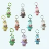 Peluche style Labubu mini porte-clé