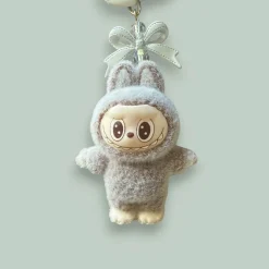 Peluche style Labubu mini porte-clé