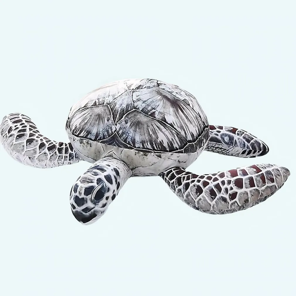 Peluche tortue de mer grise